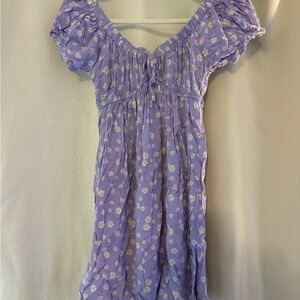 RSQ Purple Smocked Tiered Sundress from Tillys